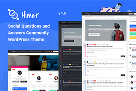 Himer – Social Questions and Answers WordPress Theme